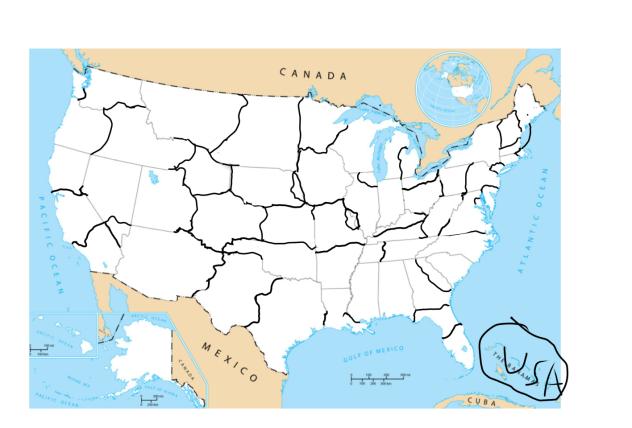 My take on USA state borders