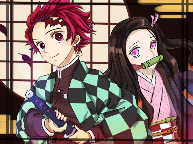 母との合作  『鬼滅の刃』