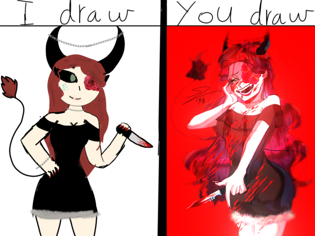 I draw you draw with Oscar young! (Idyd)