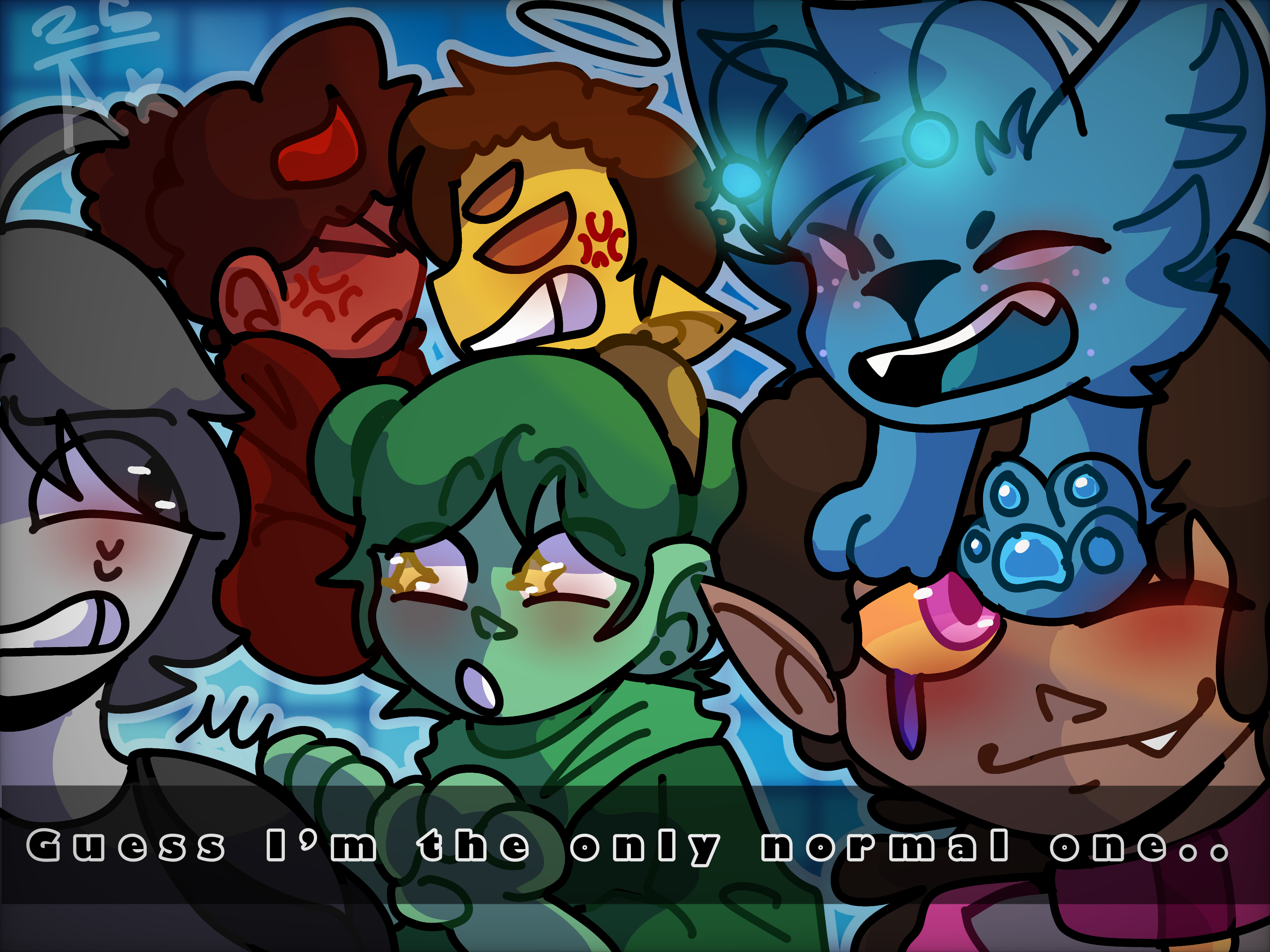 Group photo…GONE WRONG - ibisPaint