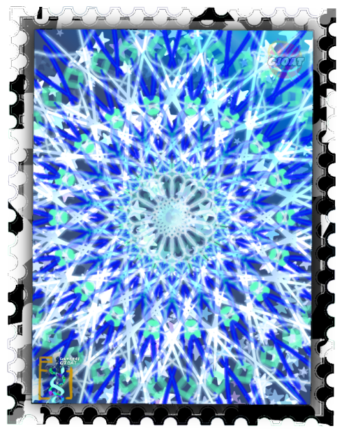Chrome Mandala Stamp