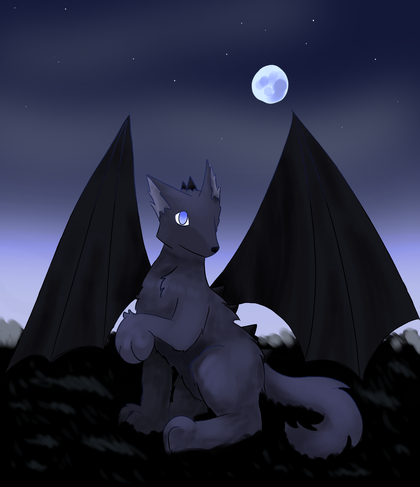 Wolf dragon thing - ibisPaint
