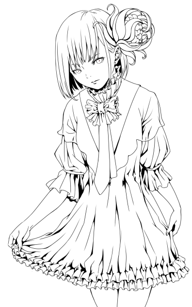 ★Color Goth Subculture★(線画)