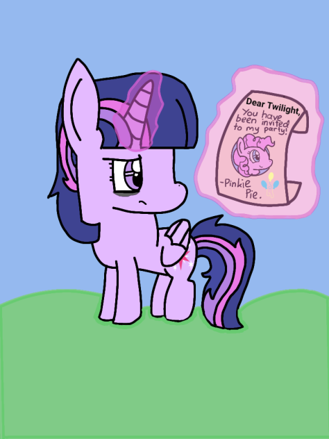 Not this time Pinkie... I'm busy..