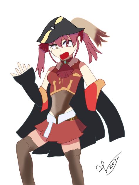 houshou marine fan art