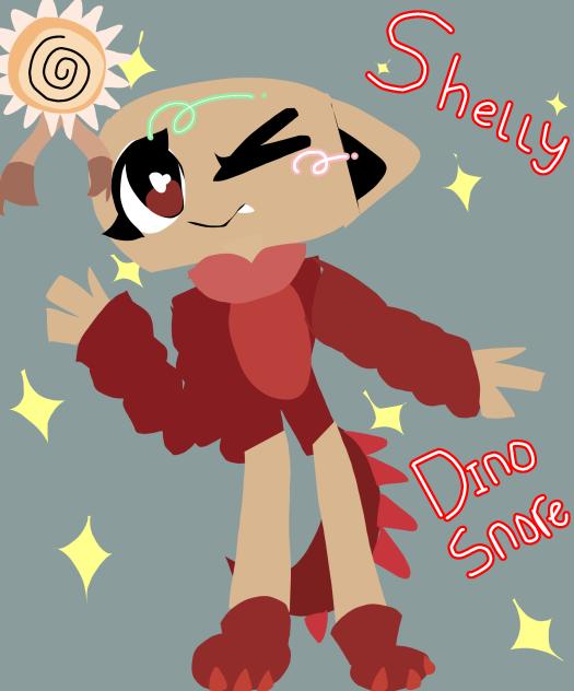 SHELLY WITH DINO SNOREE!! 🐚🐚
