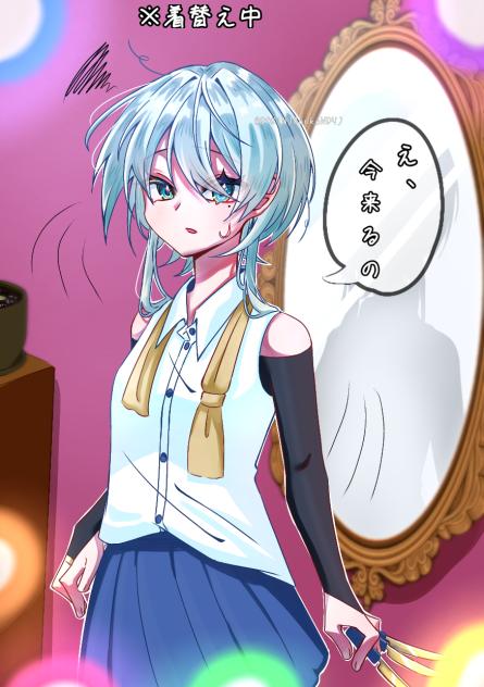 着替え中に敵が来ちゃった咲夜さん