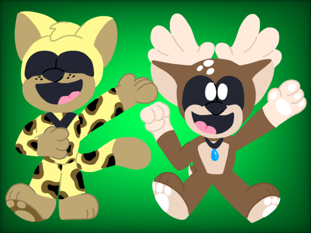My 2 Smiling Critter OCs