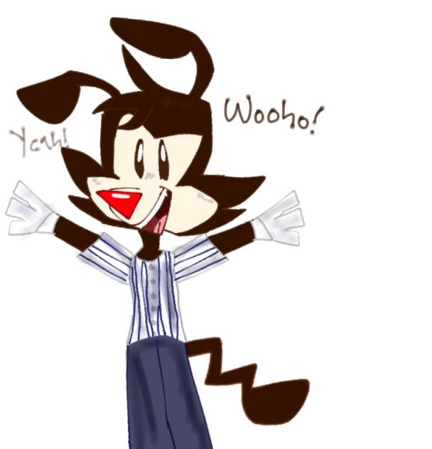 yakko at a yankee game!1!!11