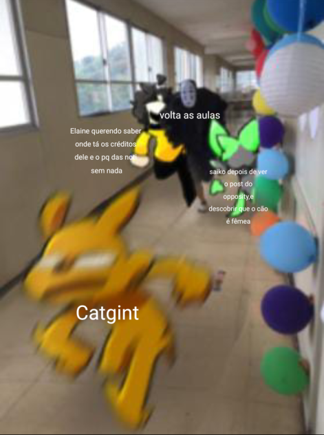 catgint nesse momento