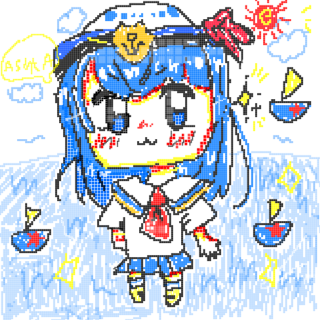 ドット絵!!(海)