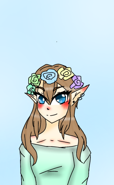random elf girl - ibisPaint