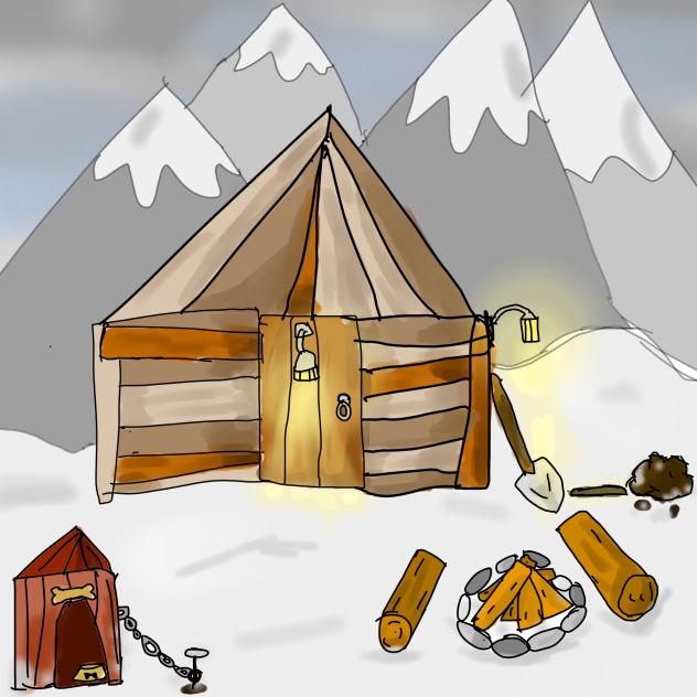 Snow cabin