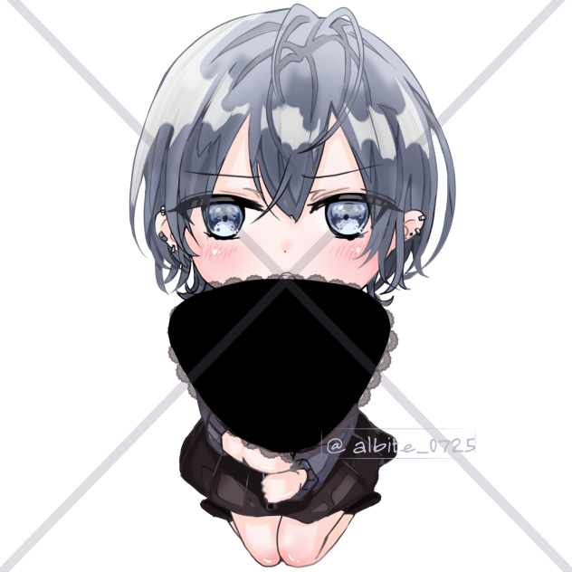 静空さんご依頼絵　ミニキャラ（スカート）