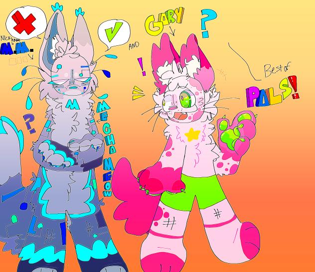 🐱🤖M.m and Gary!!!✨⭐️