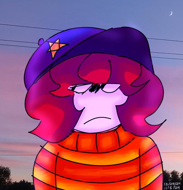 Outside