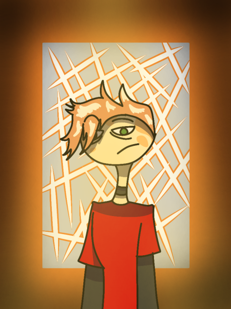 Day 9 of drawing my cats as humans
