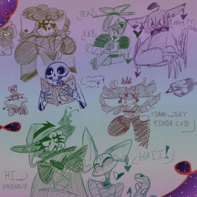 Underworld Oc doodle page