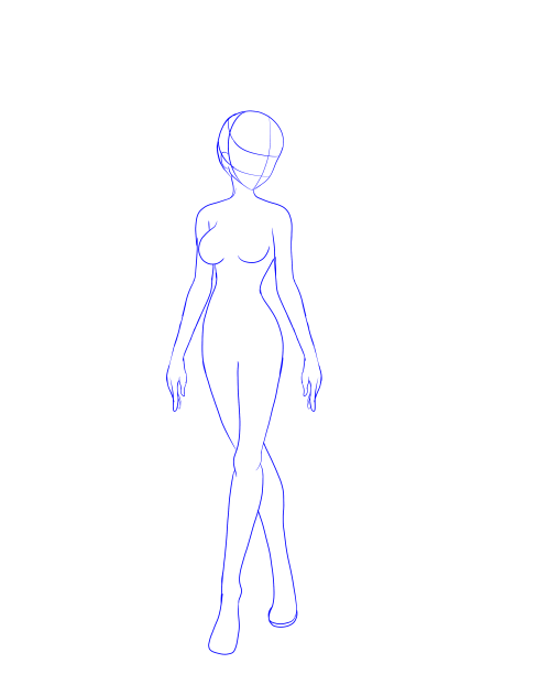 Anime female base