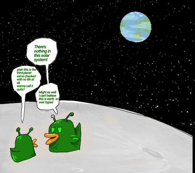 Ducks on da moon