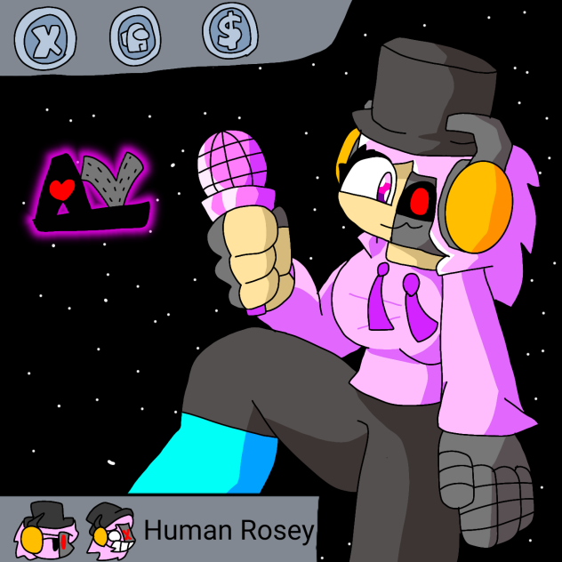 Vs. H.Rose Twins (Human Rosey) art 1