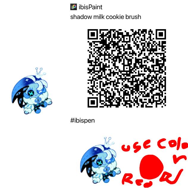 Shadow milk cookie Qr!