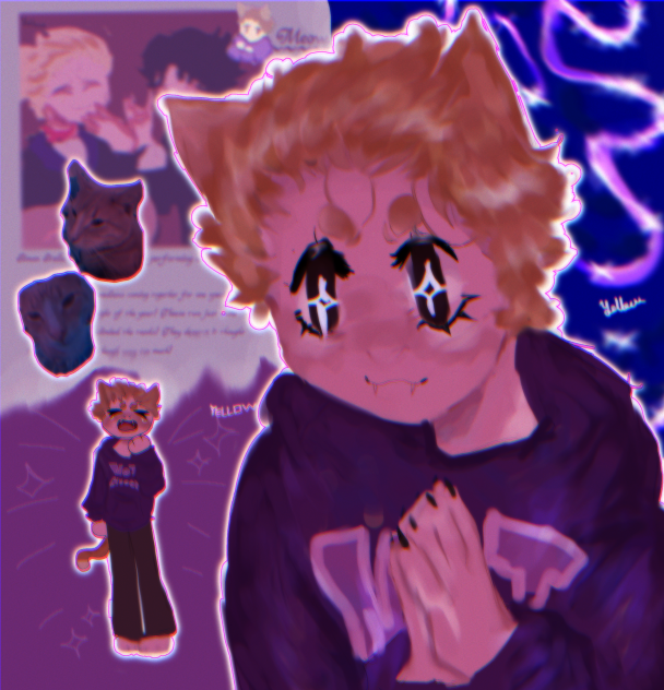 my cat but he's real boy 🥺