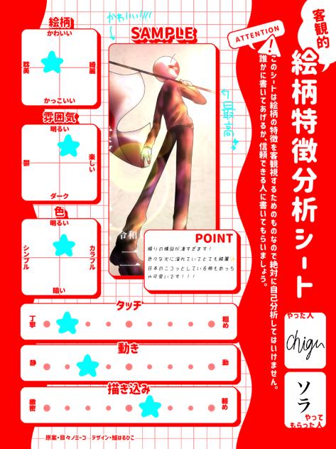 絵柄分析シート