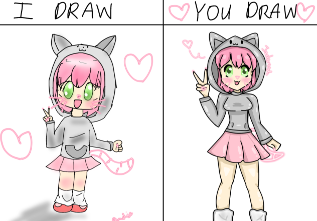 I draw you draw with @Amelie Xiong