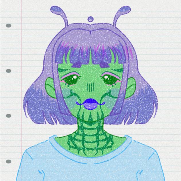 Alien 👽 - ibisPaint