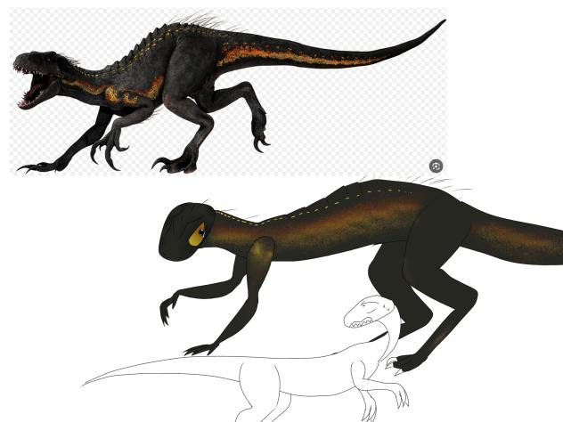 Velociraptor and Indoraptor WIP