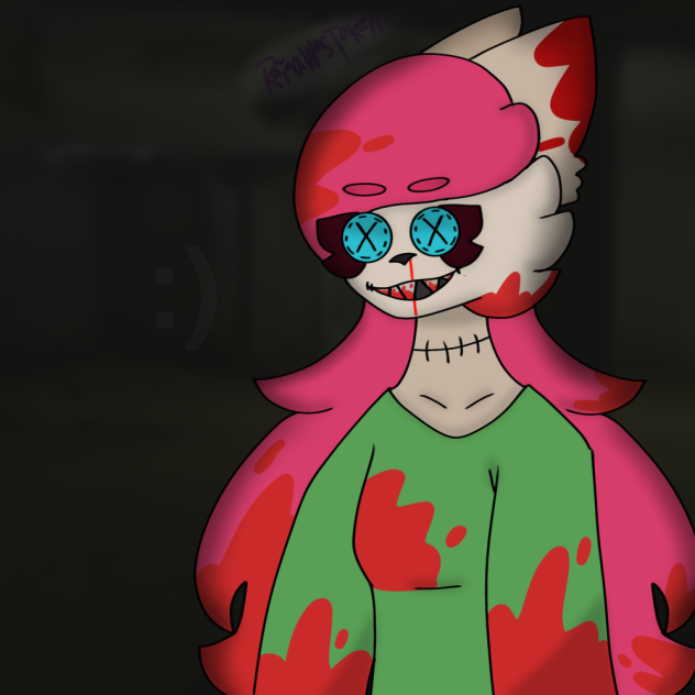 -blood warning- Kitty Doll fanart - ibisPaint