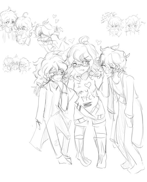 Nagito, Ellie, & Rockstar