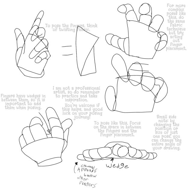 Hand posing tips!
