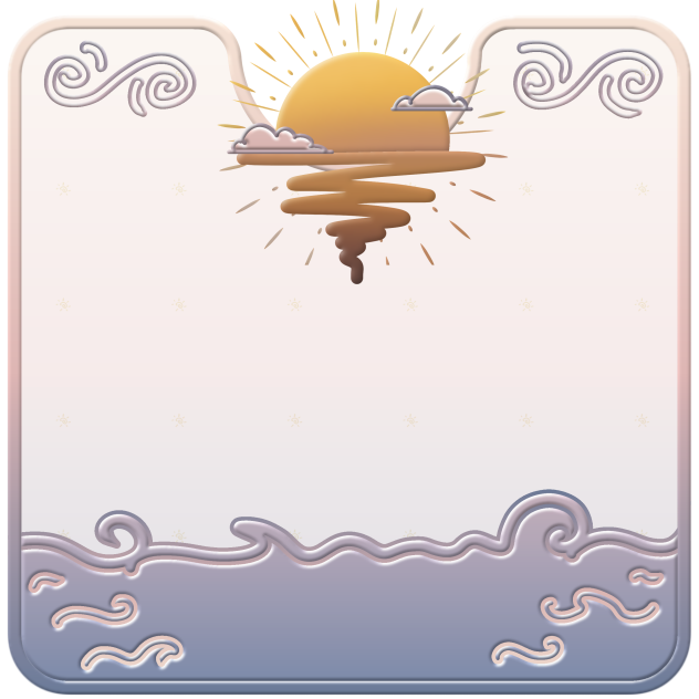 Sun Frame Note Sticker