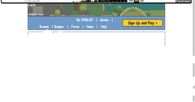 2006 Roblox Background