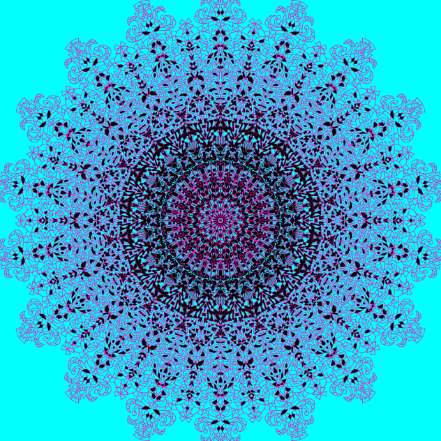 Unique Blue & Purple