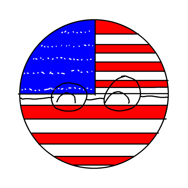 Usa countryballs