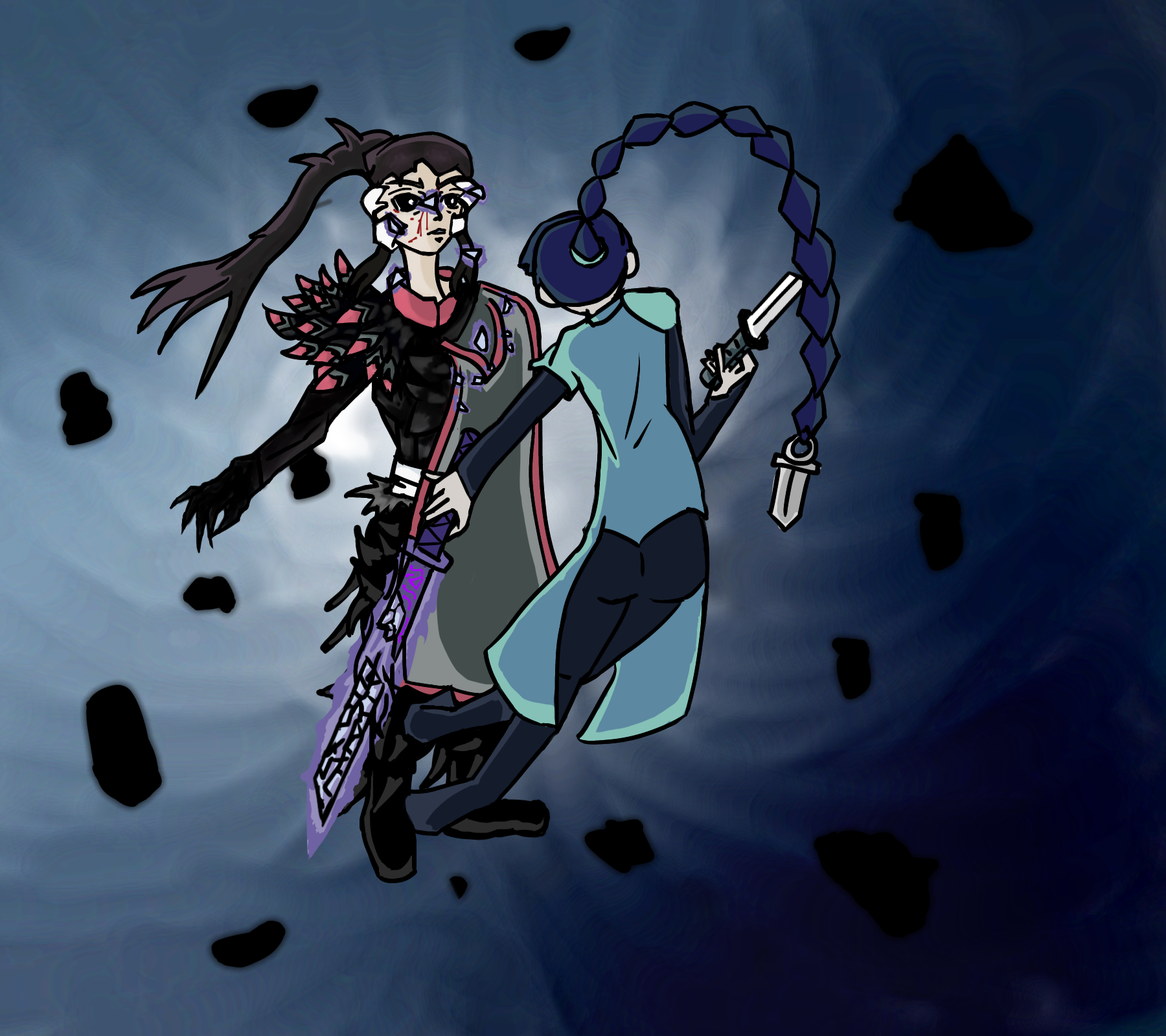 Scissor Seven Fa 13 Vs Black Bird Ibispaint