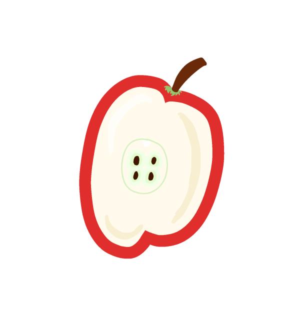 Half an apple