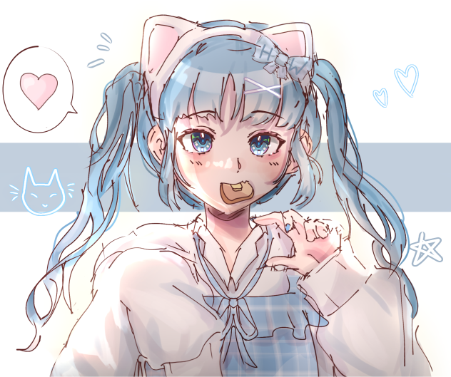 💙🐈 close-up
