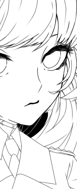 軍服 女の子 線画