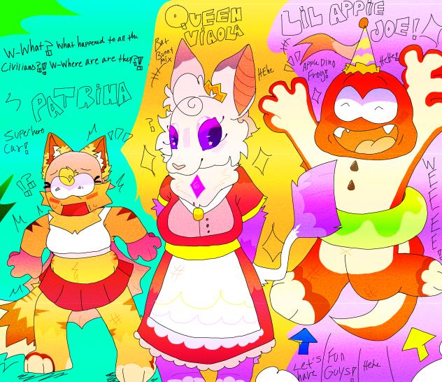 🍏🍎Trio Heros Are Go!!🐱🦇