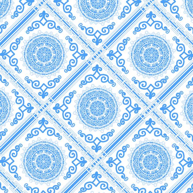 mongolia knot pattern 3