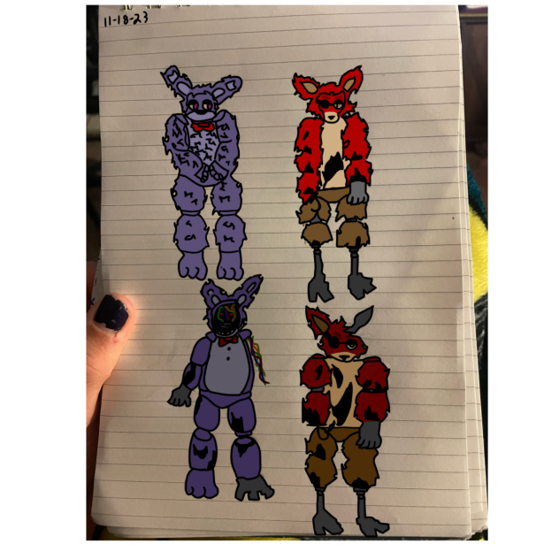 Fnaf late night doodle
