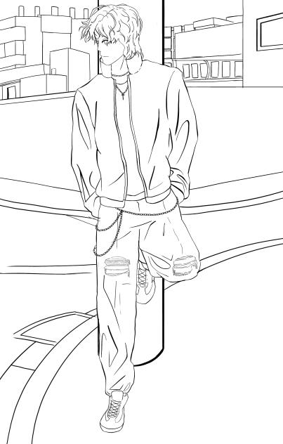 Babes-Tomato DTIYS lineart