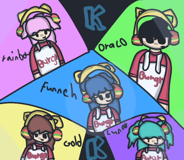 Krew Burgr 💜💙♥️💛💚