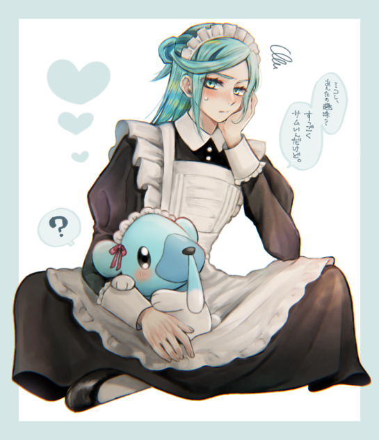 グルーシャくんにメイド服着せてみた