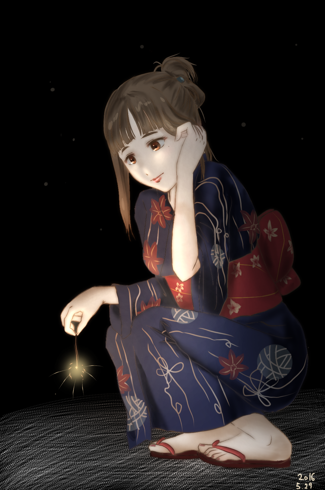 線香花火 Ibispaint