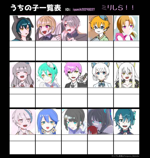 うちの子ミリしら